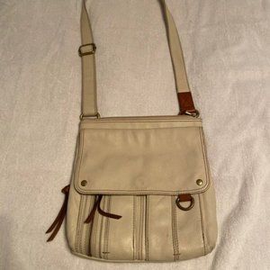 Fossil - Morgan Traveler Crossbody - Cream color